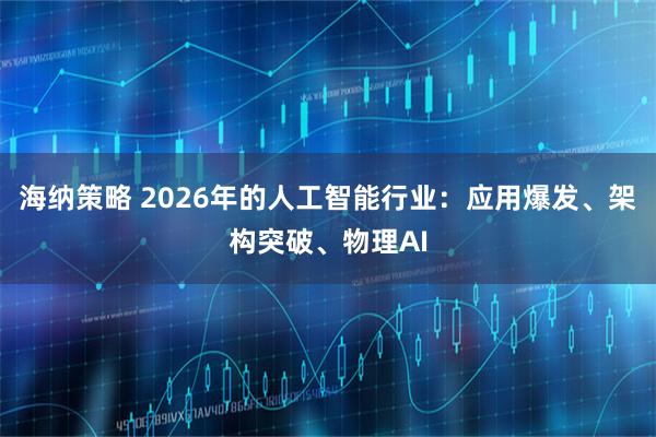 海纳策略 2026年的人工智能行业：应用爆发、架构突破、物理AI